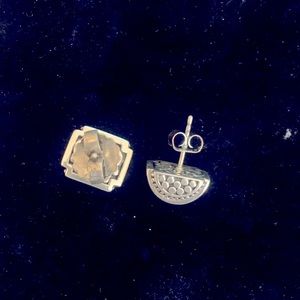 Brighton pebble silver stud